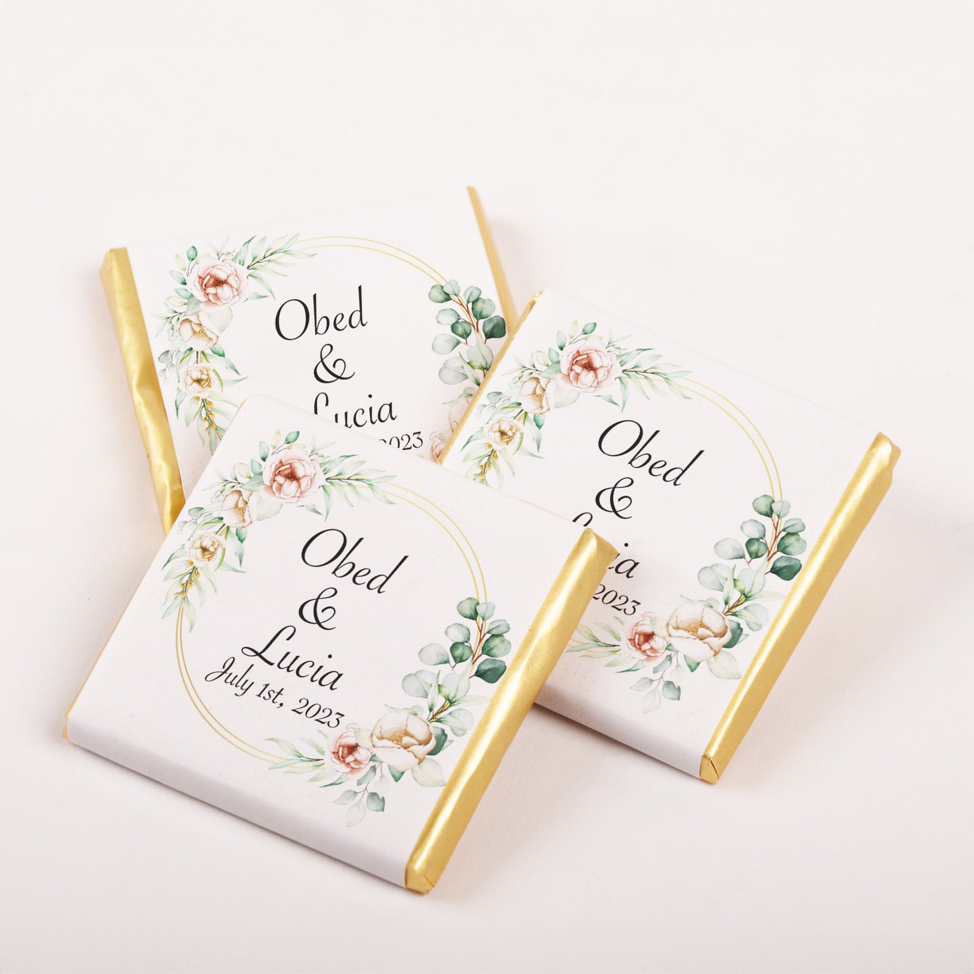 Gepersonaliseerde Bruiloft Chocolade