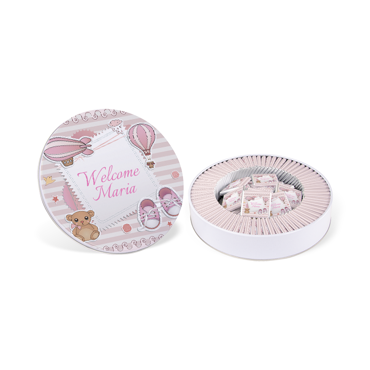 Girl Baby Chocolate - (Metal Box, 100 Chocolates)