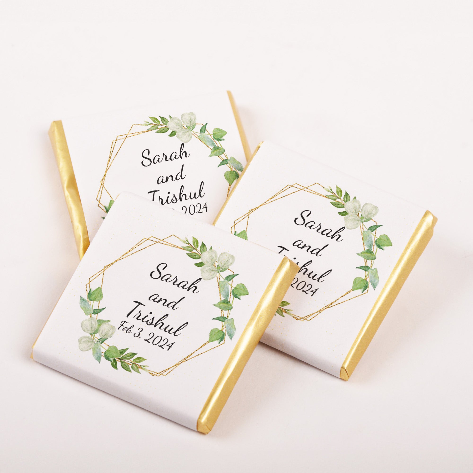 Personalized Wedding Chocolate