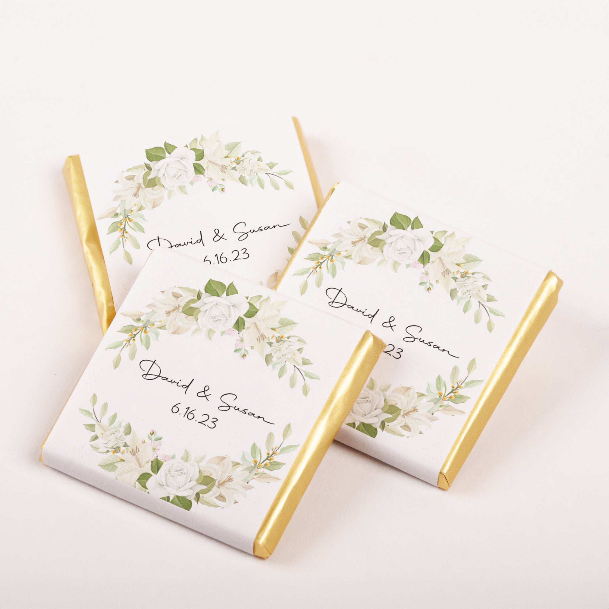 Gepersonaliseerde Bruiloft Chocolade