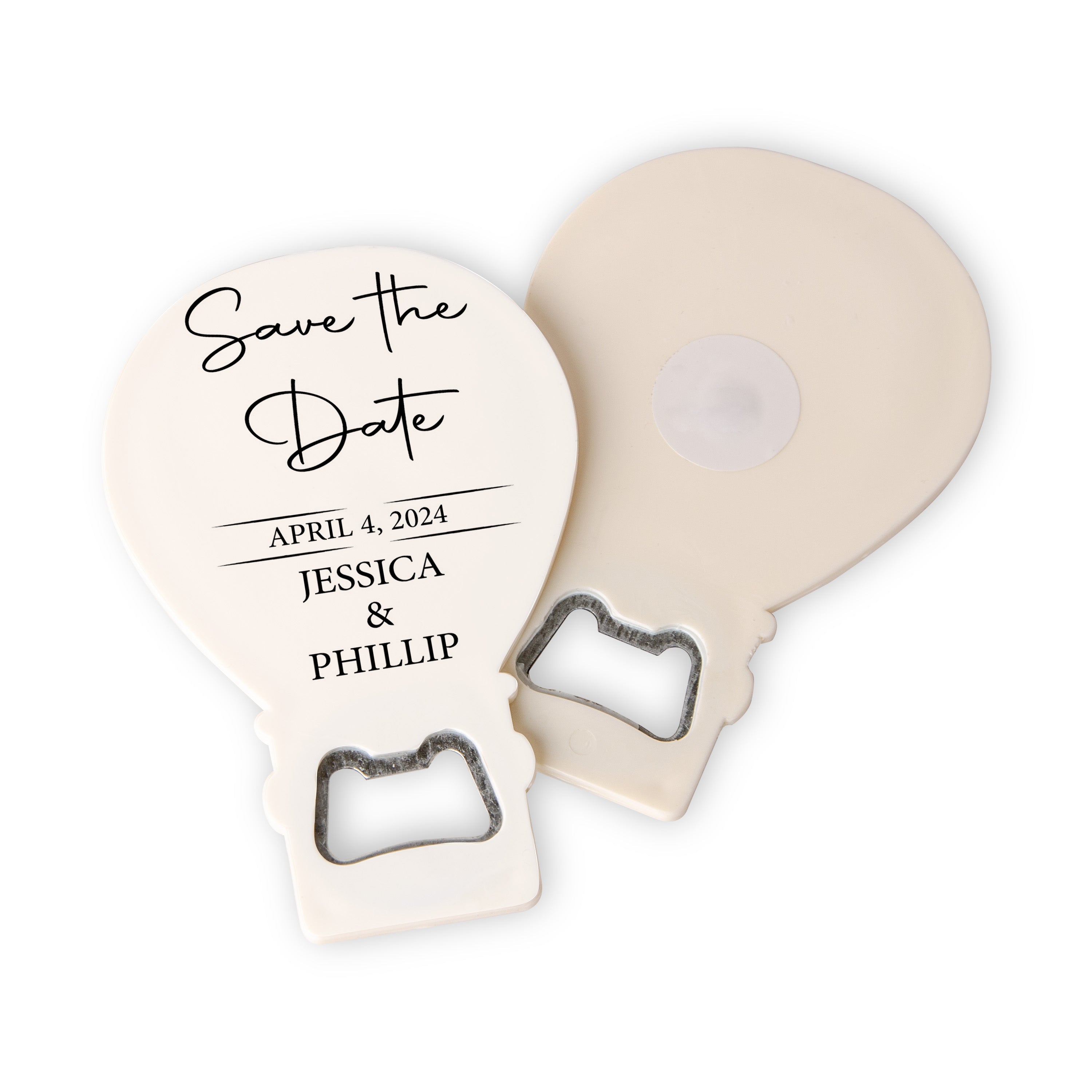 Bruiloftsbedankjes Ballon Flesopener Magneet (20 stuks)