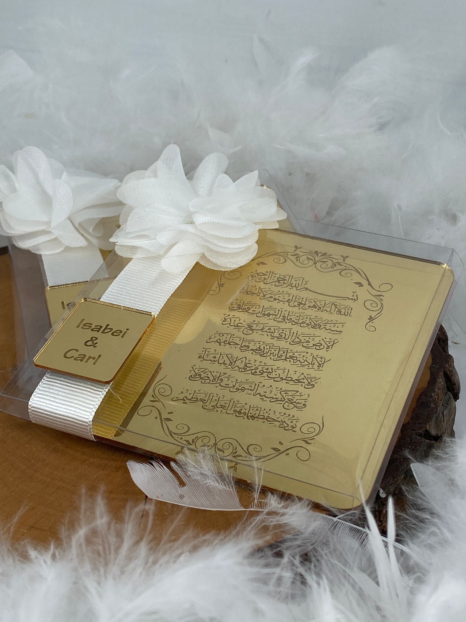 Ameen gunsten plexispiegel baby- en huwelijkscadeau