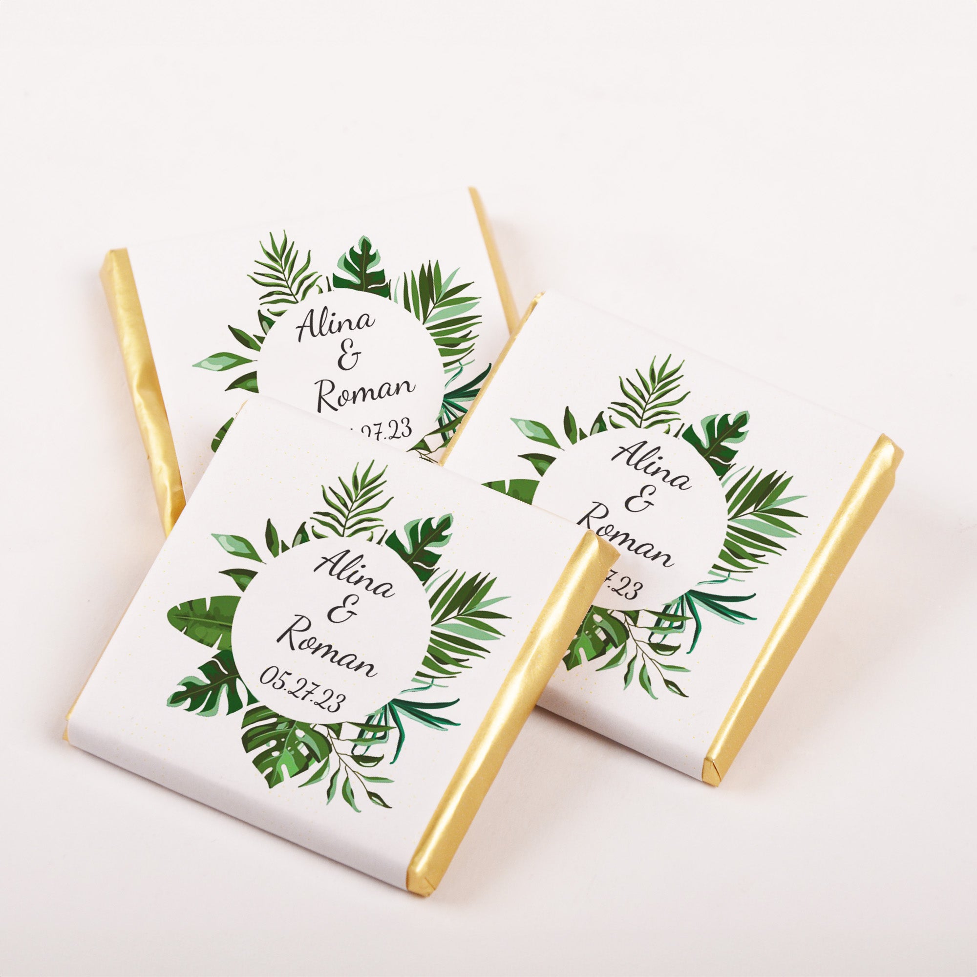 Gepersonaliseerde Bruiloft Chocolade