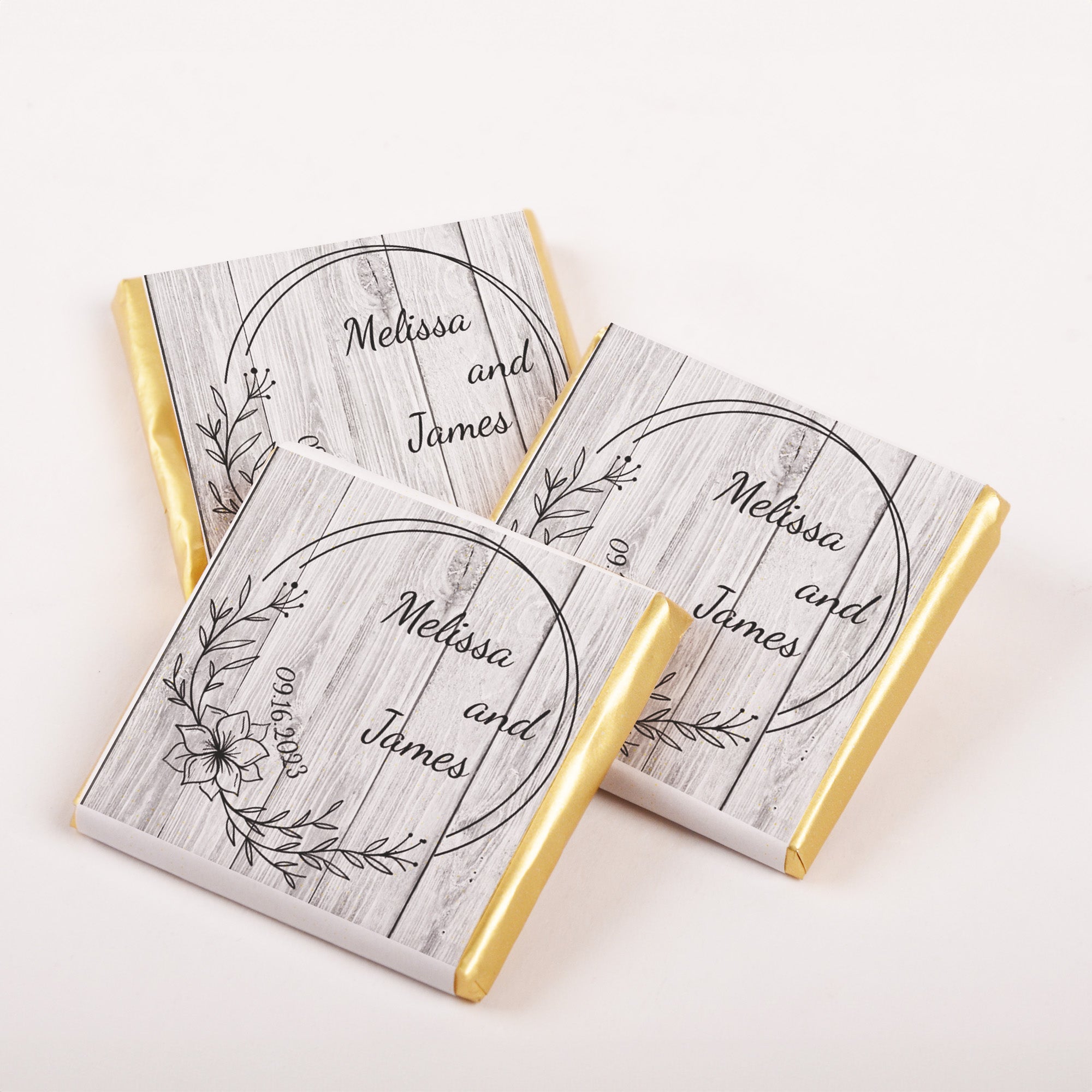 Gepersonaliseerde Bruiloft Chocolade
