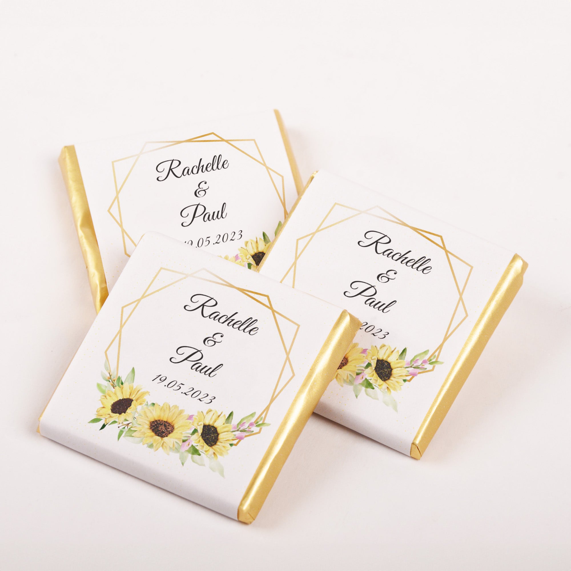 Gepersonaliseerde Bruiloft Chocolade