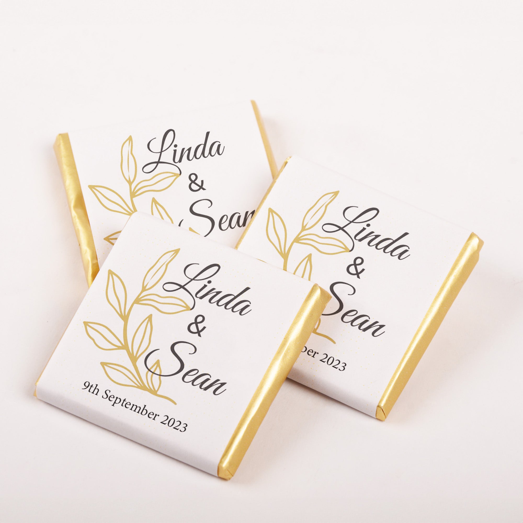 Gepersonaliseerde Bruiloft Chocolade
