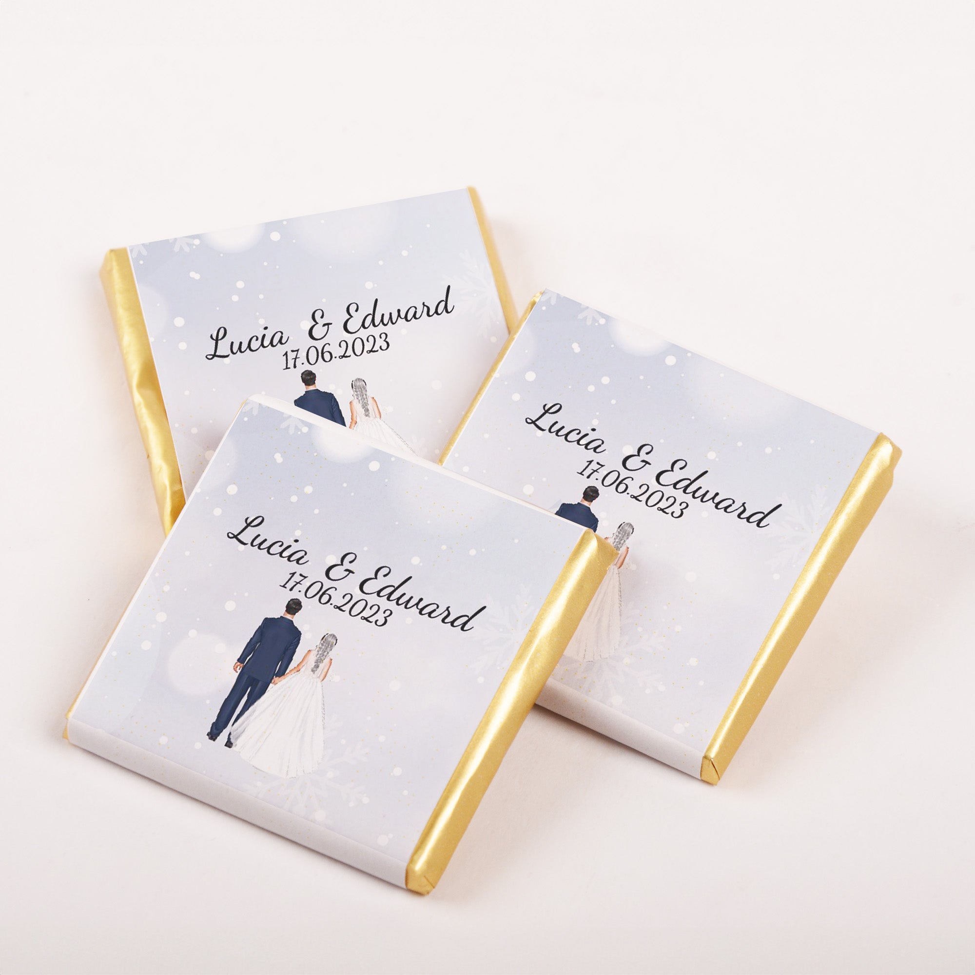 Gepersonaliseerde Bruiloft Chocolade
