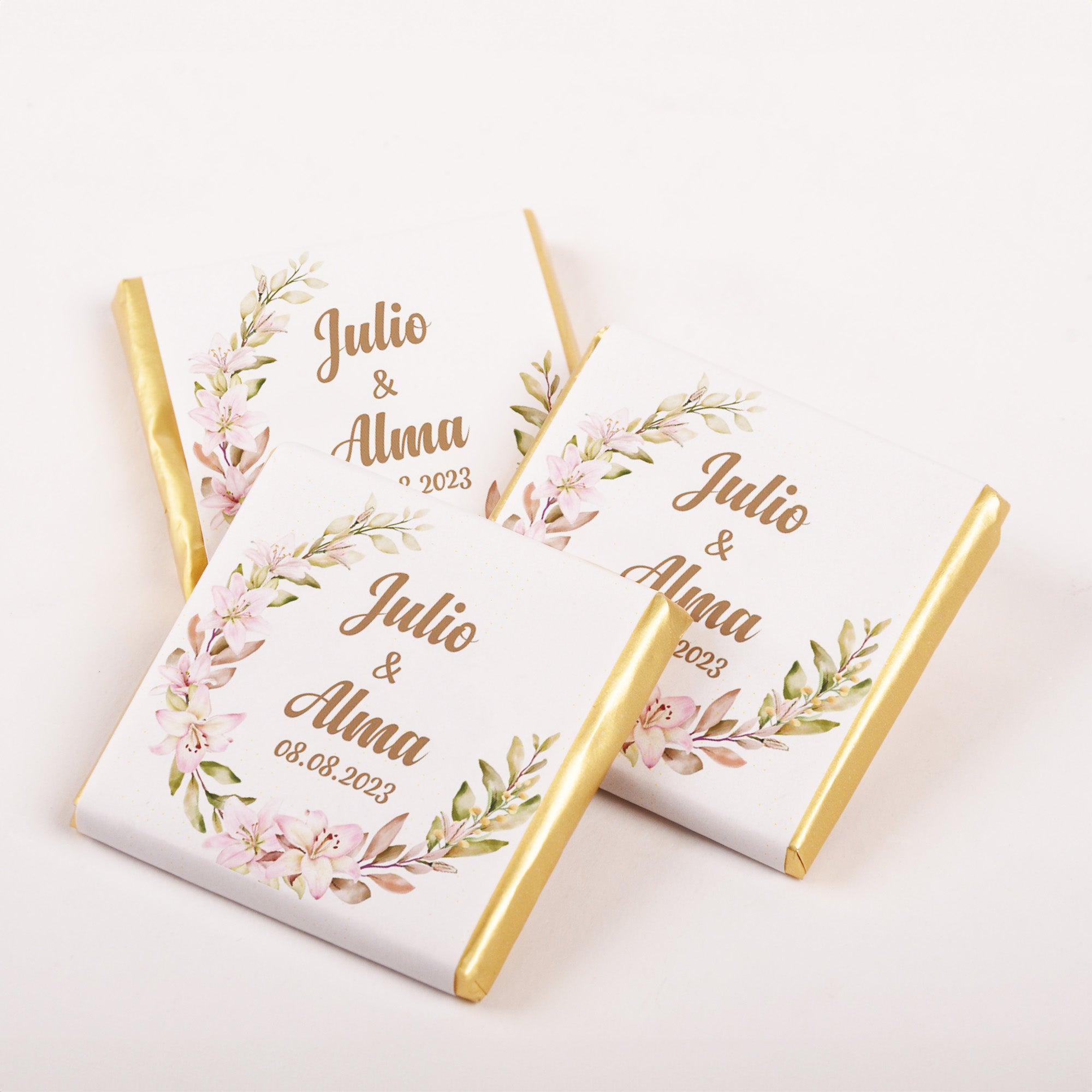 Gepersonaliseerde Bruiloft Chocolade