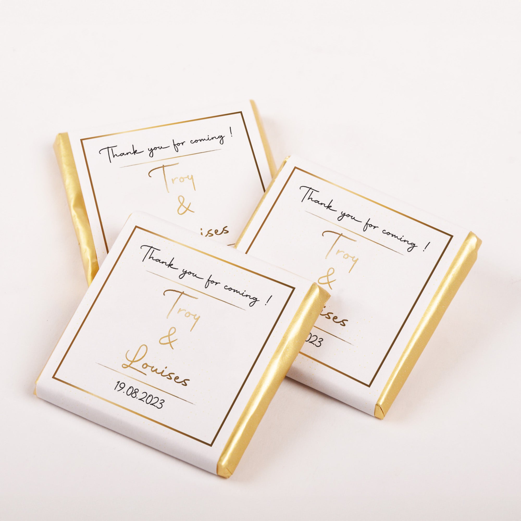 Gepersonaliseerde Bruiloft Chocolade