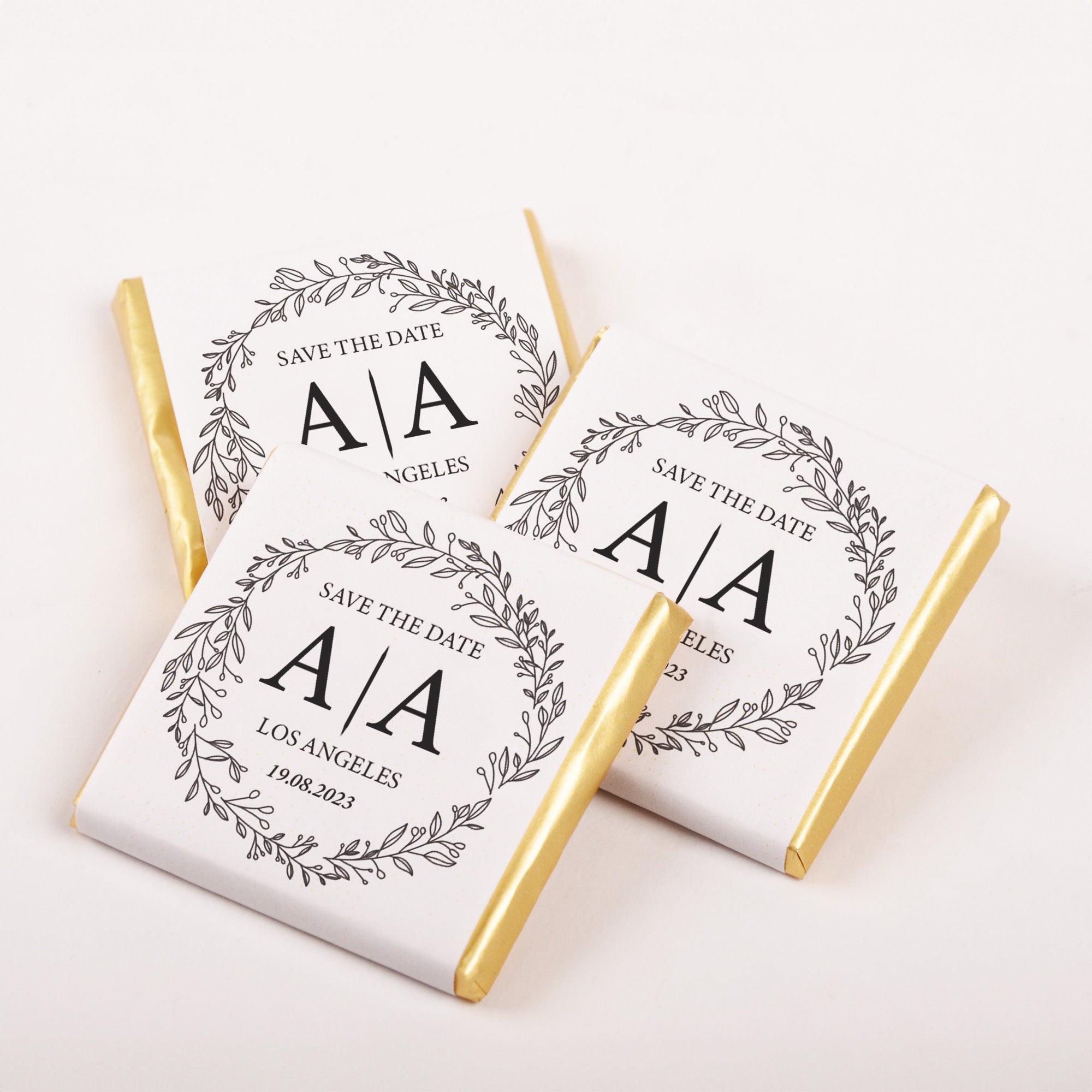 Gepersonaliseerde Bruiloft Chocolade