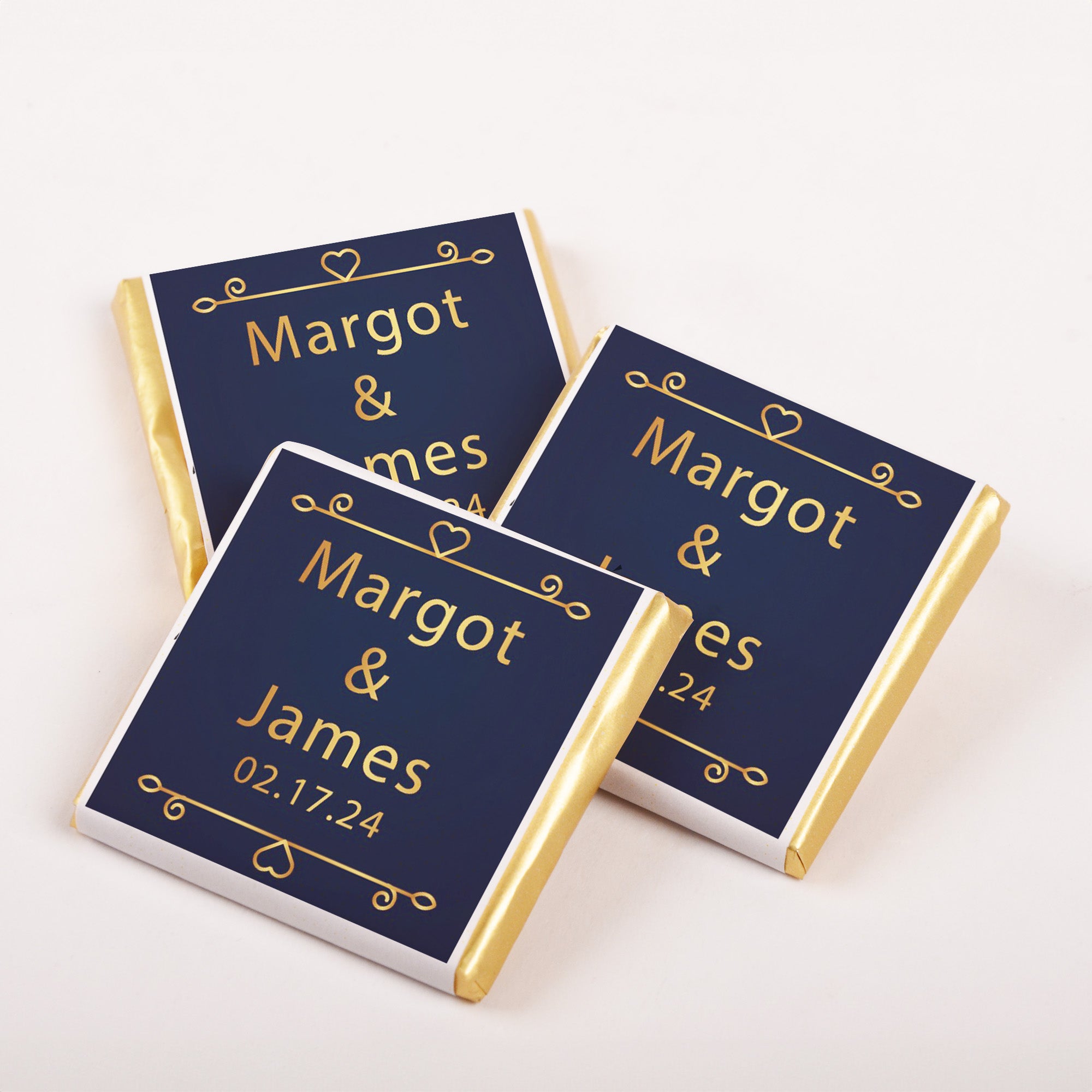 Gepersonaliseerde Bruiloft Chocolade