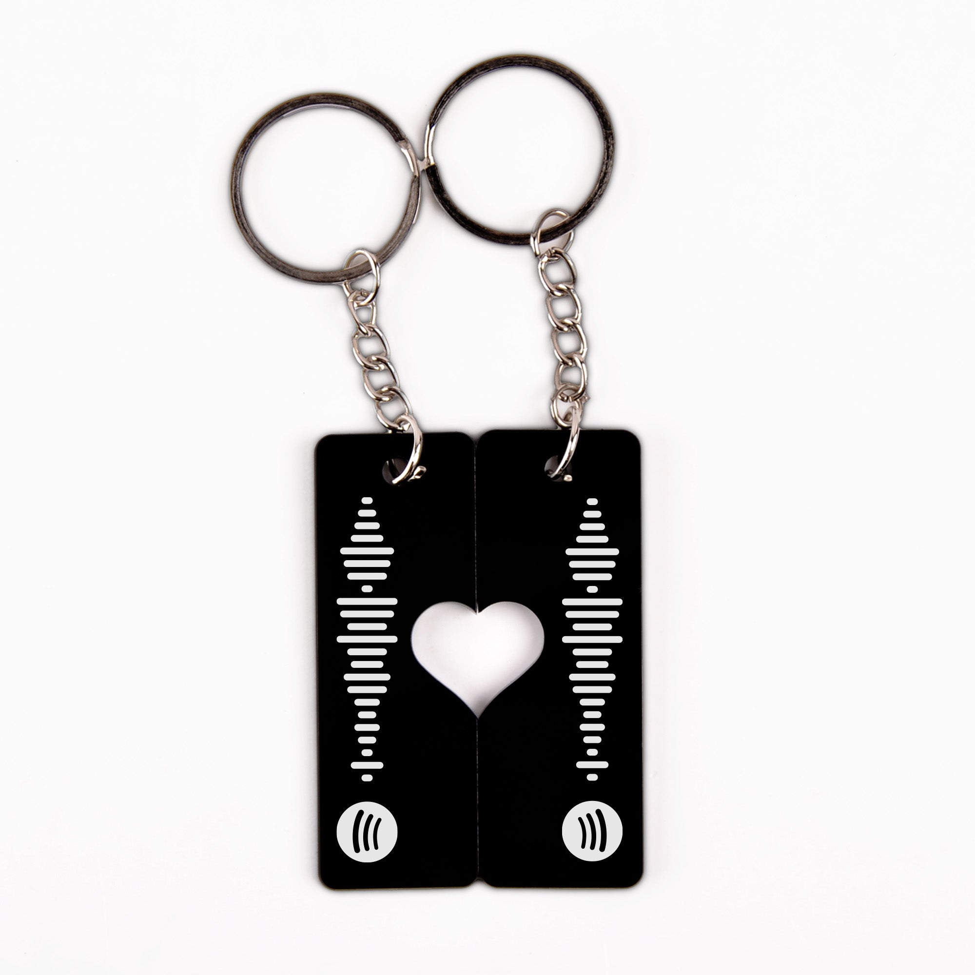 Personalized Heart Acrylic Keychain