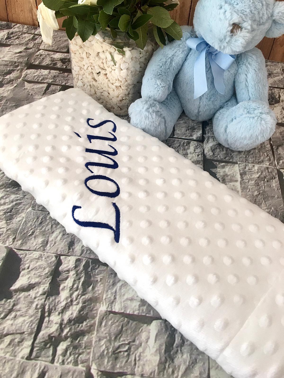 Embroidered Baby Boy Blanket