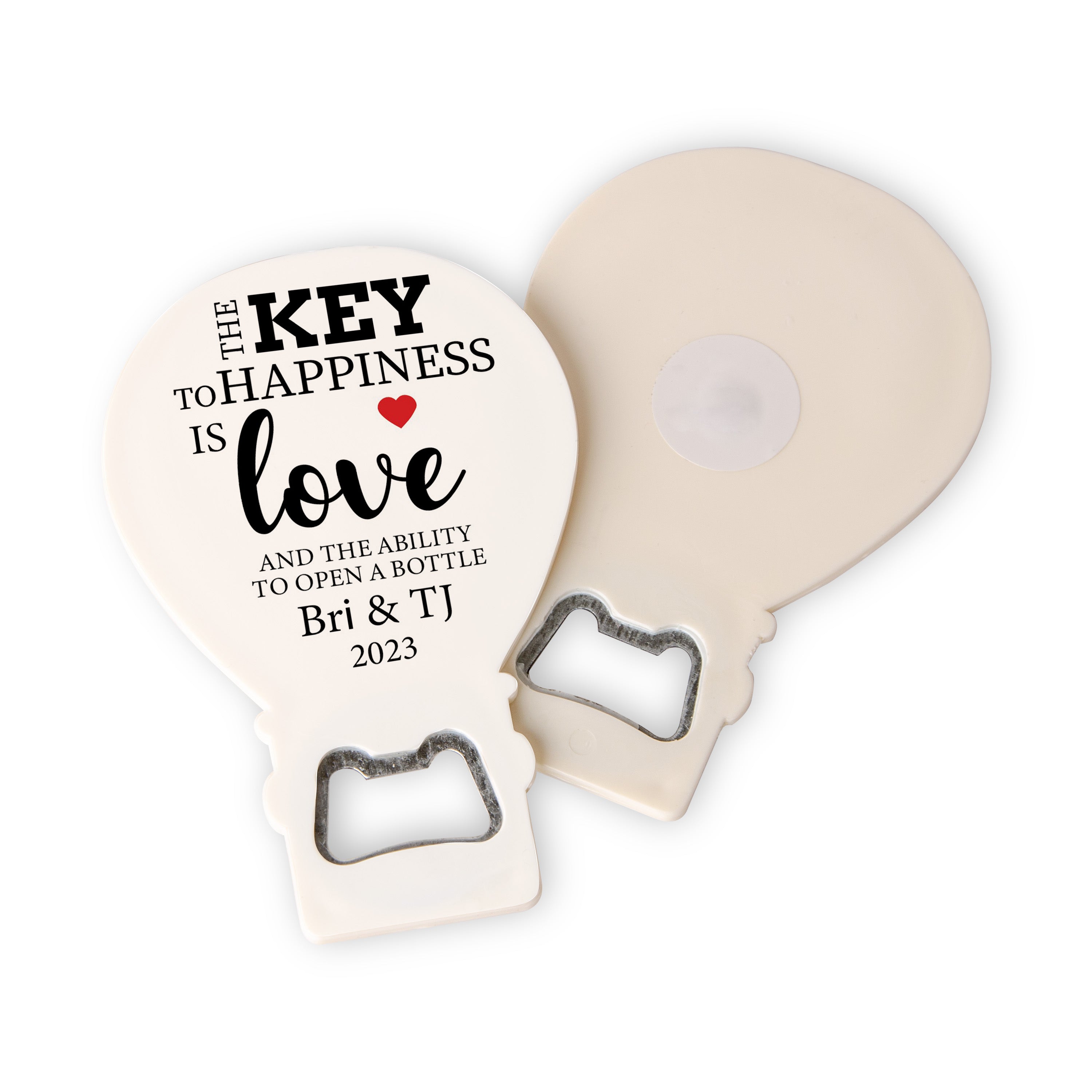 Bruiloftsbedankjes Ballon Flesopener Magneet (20 stuks)
