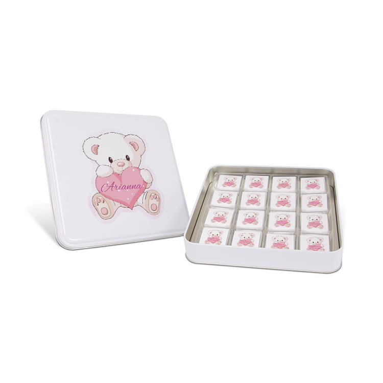 Girl Baby Chocolate - (Metal Box, 48 Chocolates)