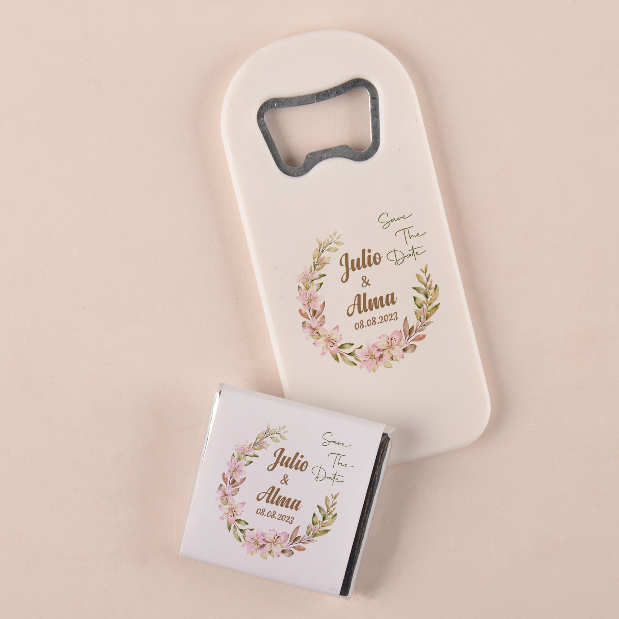 Wedding Chocolate + Bottle Opener (20 pcs)