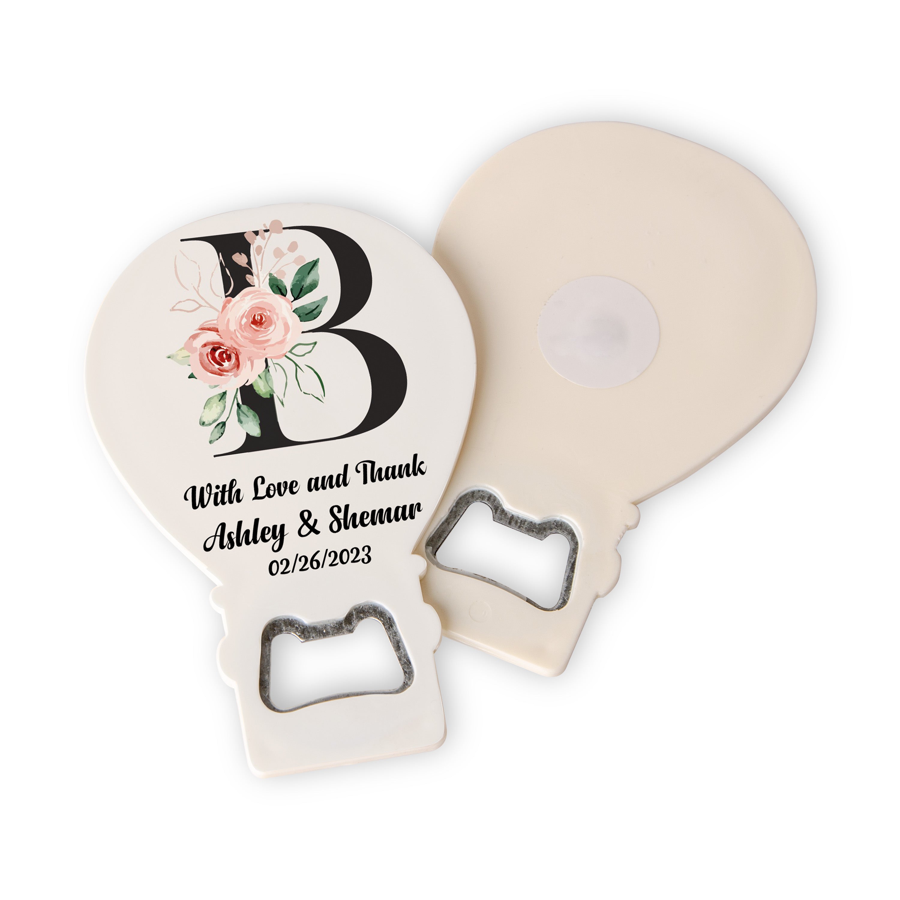 Bruiloftsbedankjes Ballon Flesopener Magneet (20 stuks)