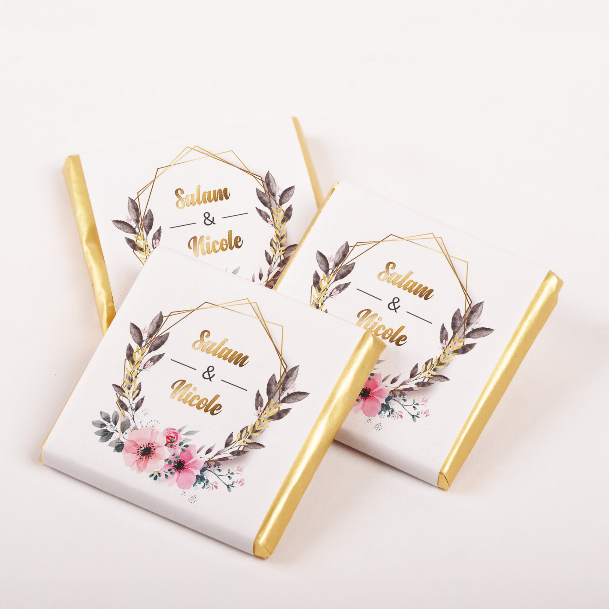 Gepersonaliseerde Bruiloft Chocolade