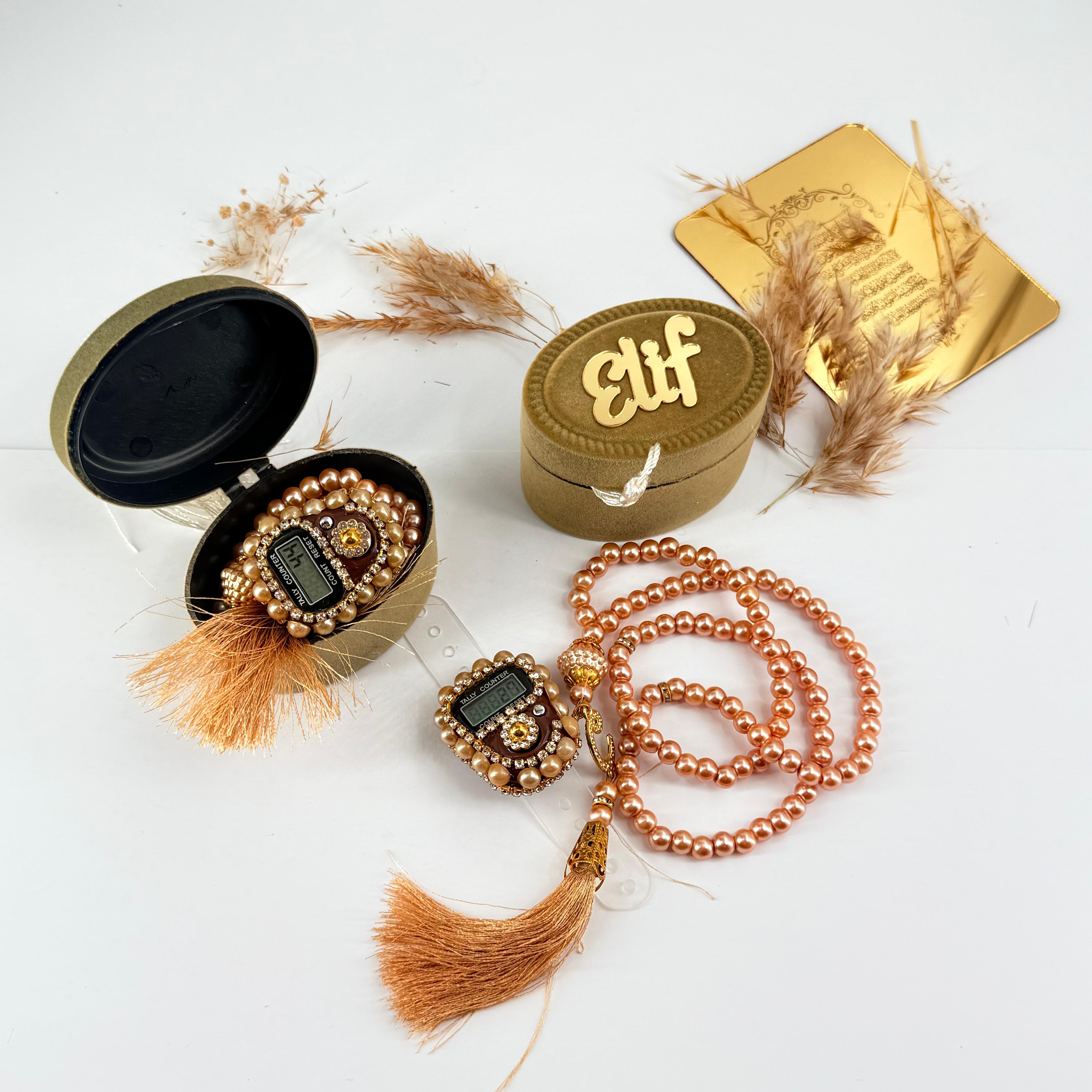 Zikirmatik and Tasbeeh with Box Set ( 10 pcs )