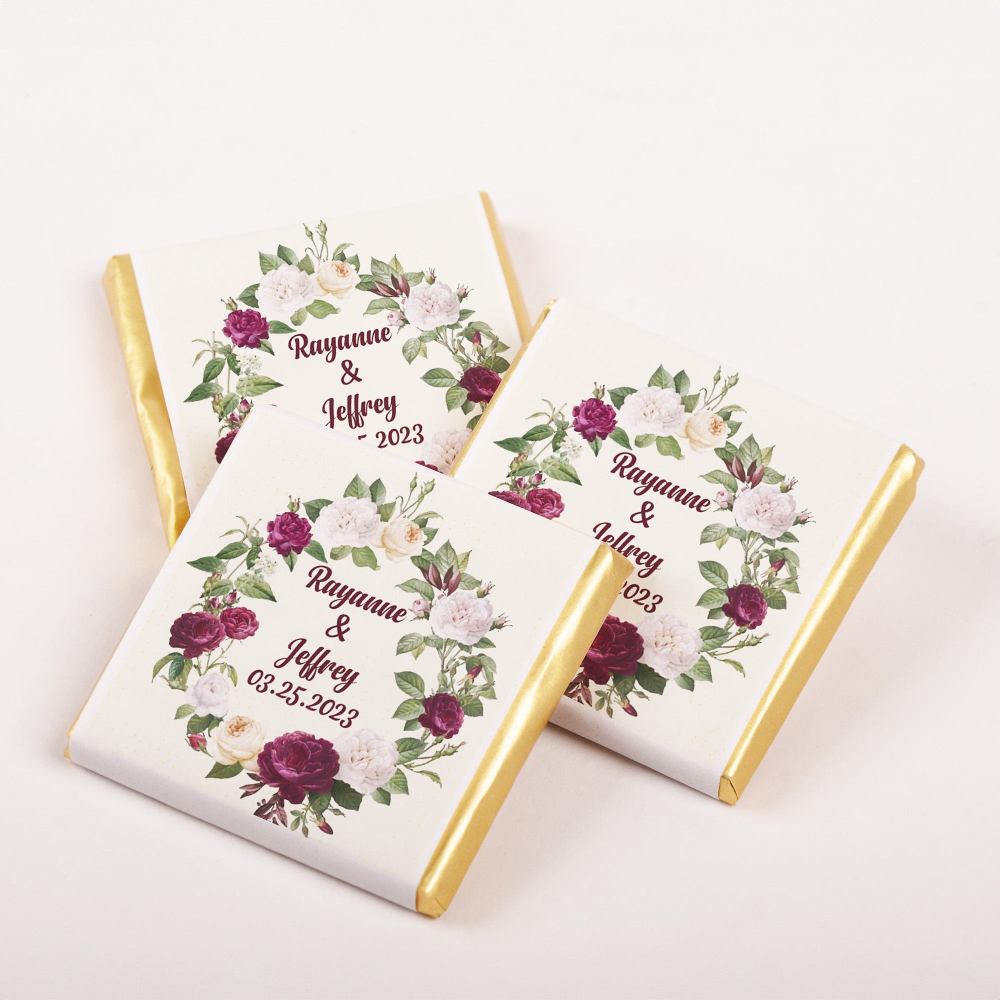 Gepersonaliseerde Bruiloft Chocolade