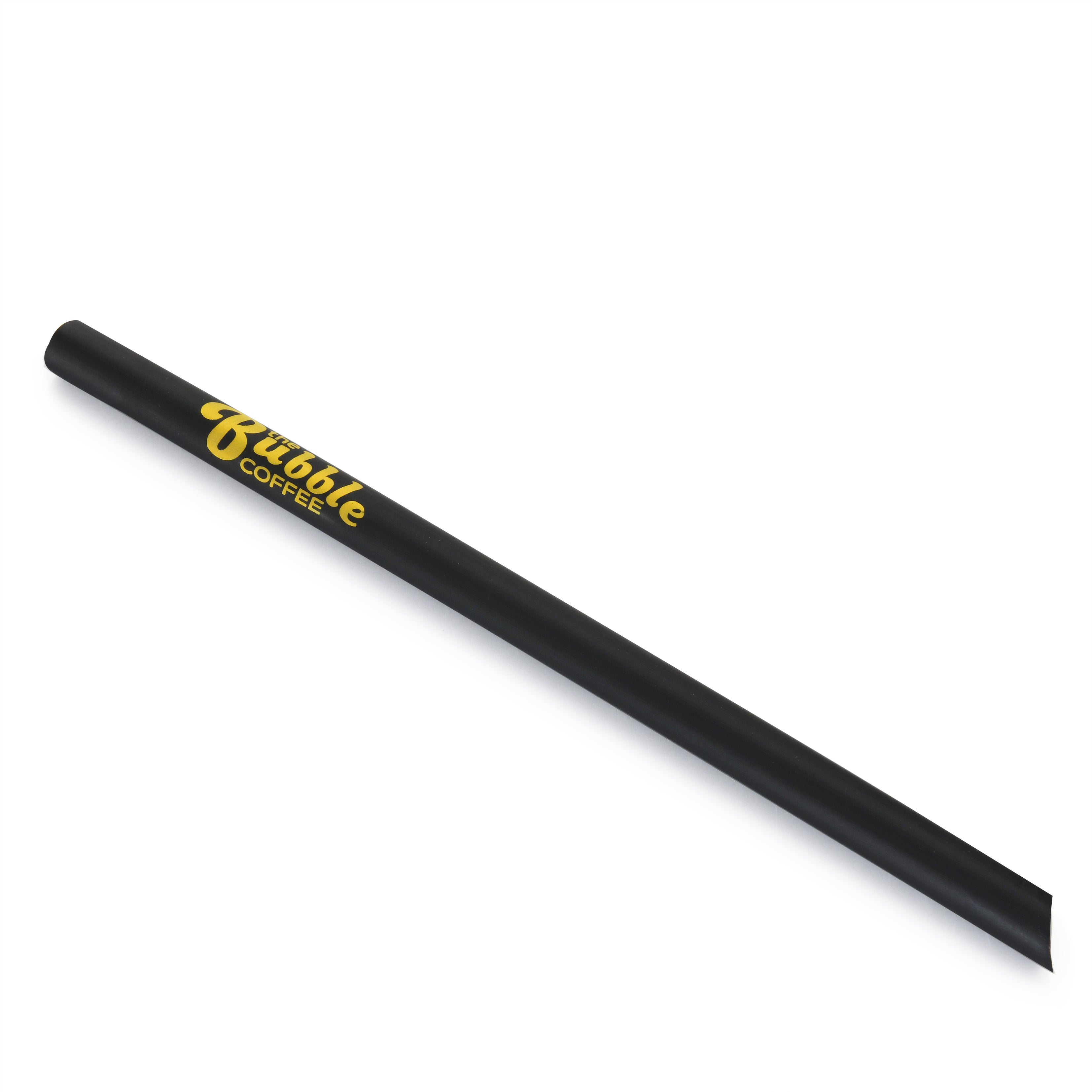 Custom Printed Plastic Straws 1000 PCS | Personalized Logo Drinking Straws for Cafes, Restaurants & Events