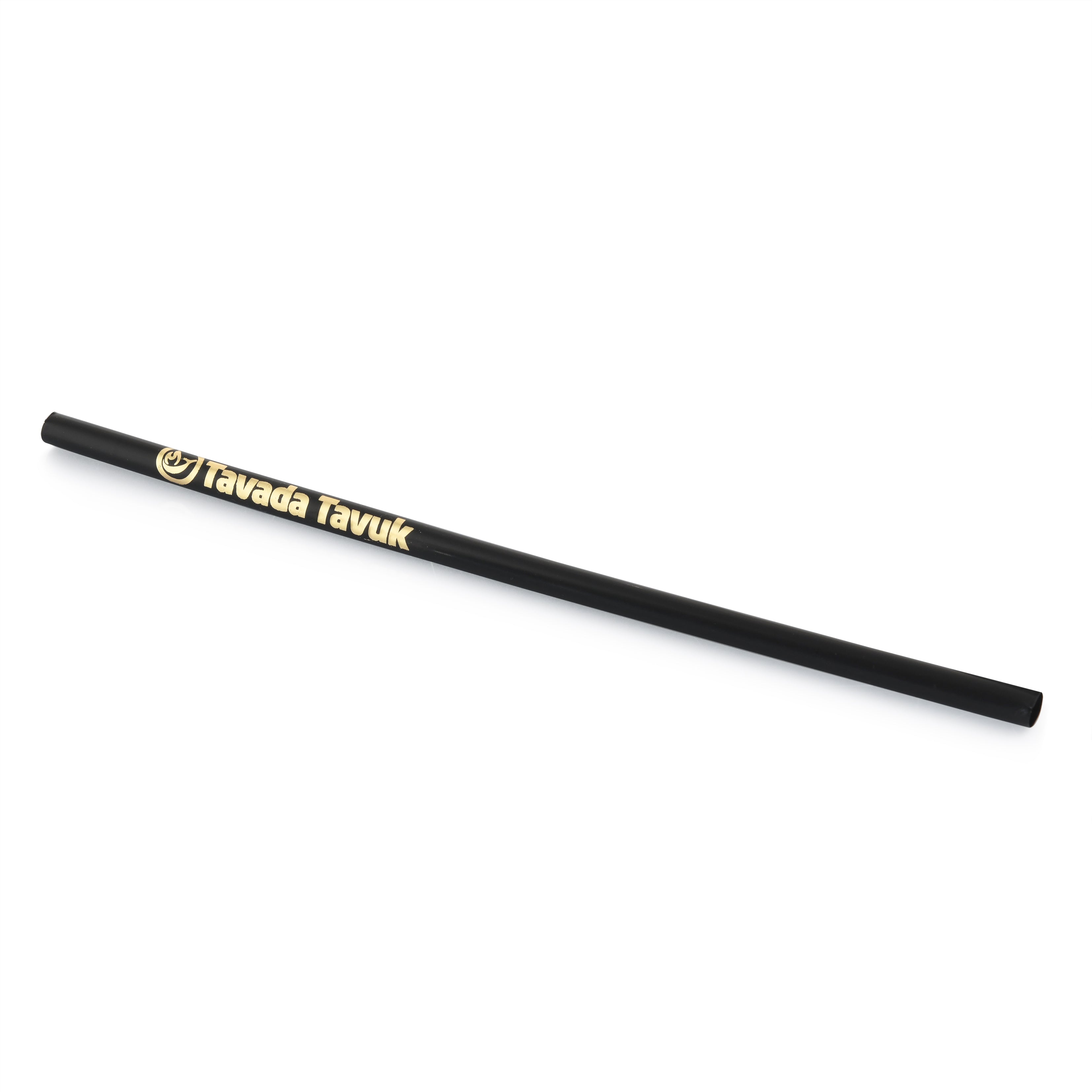 Custom Printed Plastic Straws 1000 PCS | Personalized Logo Drinking Straws for Cafes, Restaurants & Events