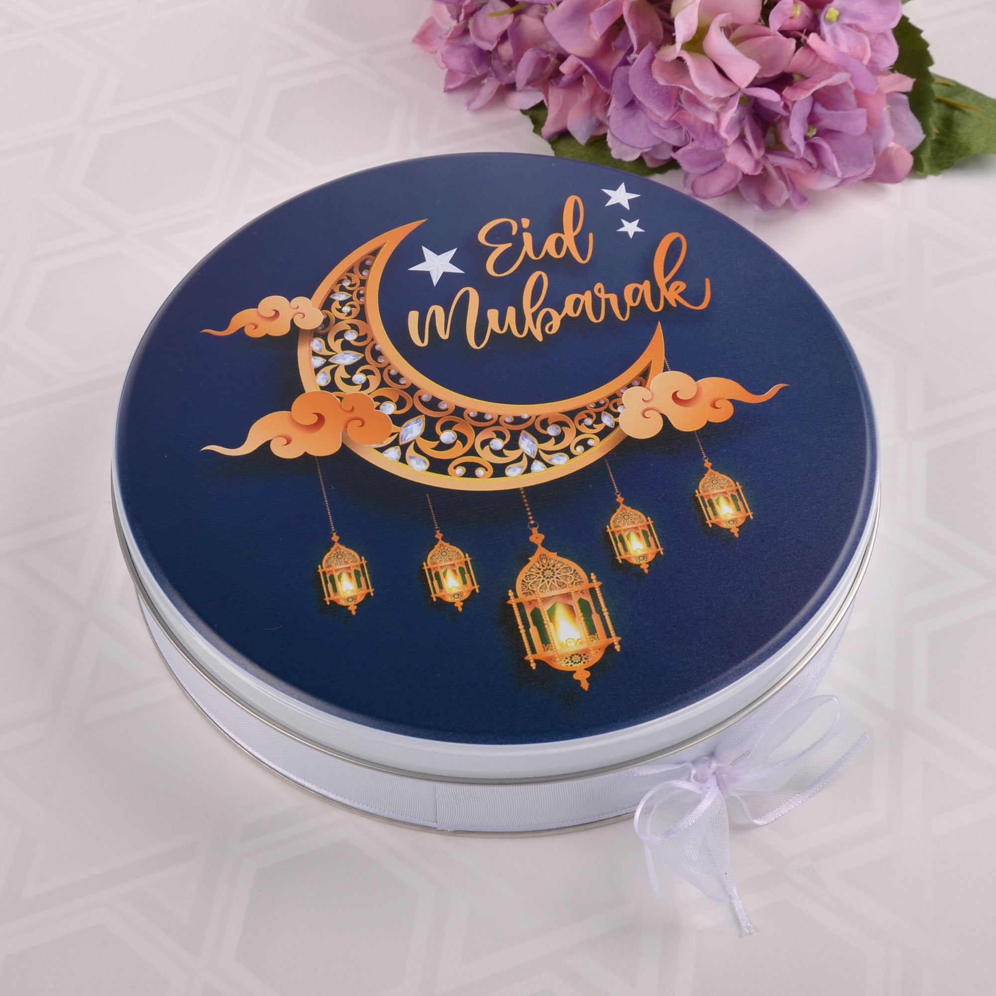 Eid Mubarak Chocolate - (Metal Box, 100 Chocolates)
