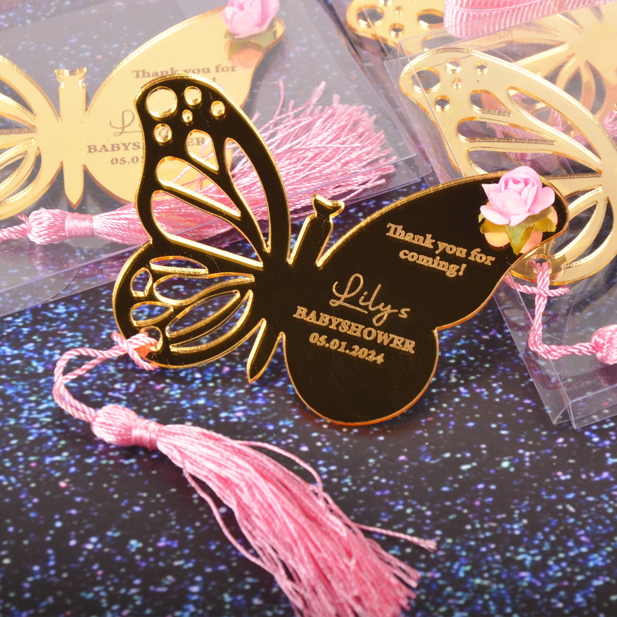 Butterfly Birthday Plexi Magnet (10 pcs)