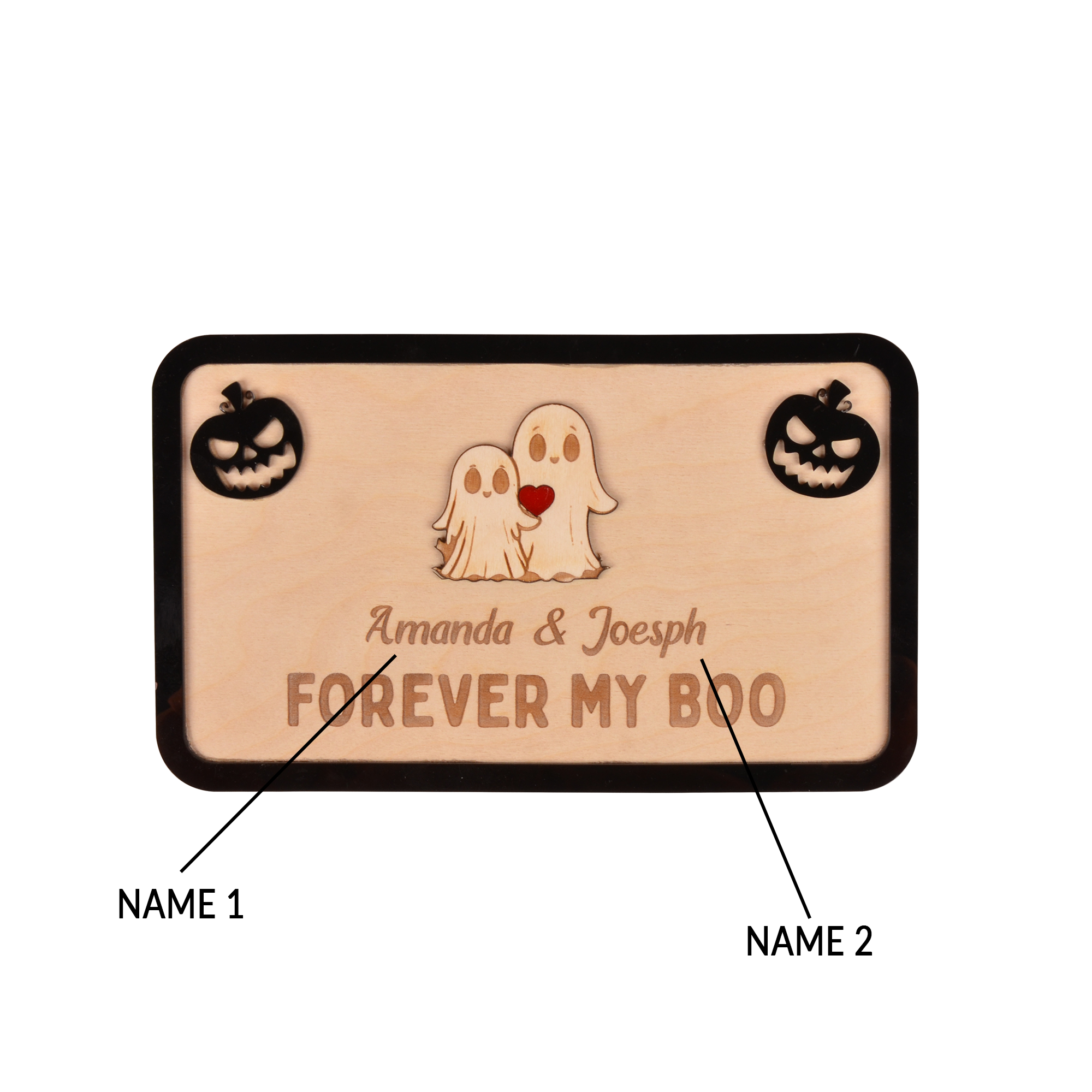 Gepersonaliseerd Forever My Boo-teken