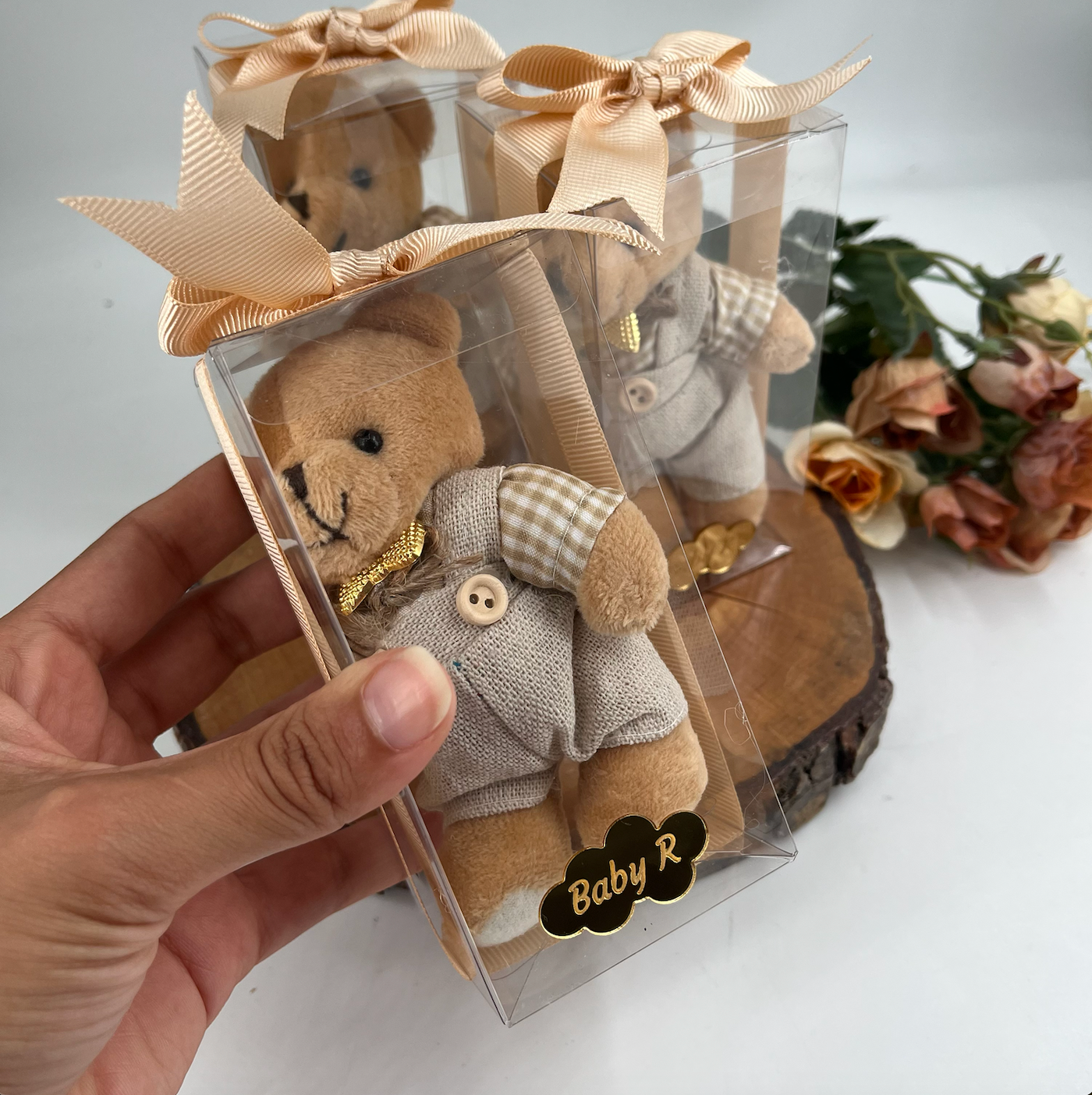 Teddy Bear Keychain in Acetate Box (10 pcs)