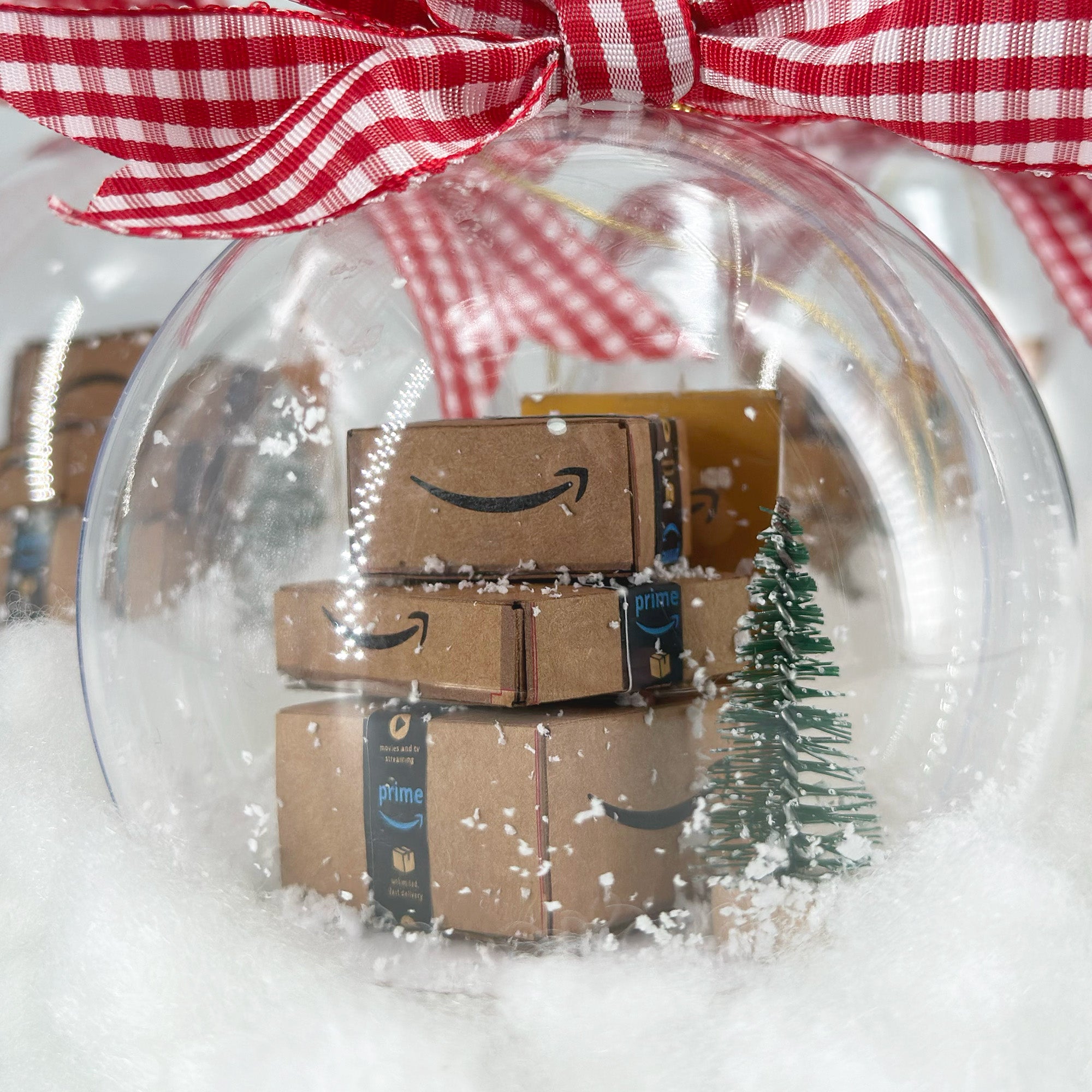 Mini Shopping Boxes Ornament, Shopping Lover Ornament