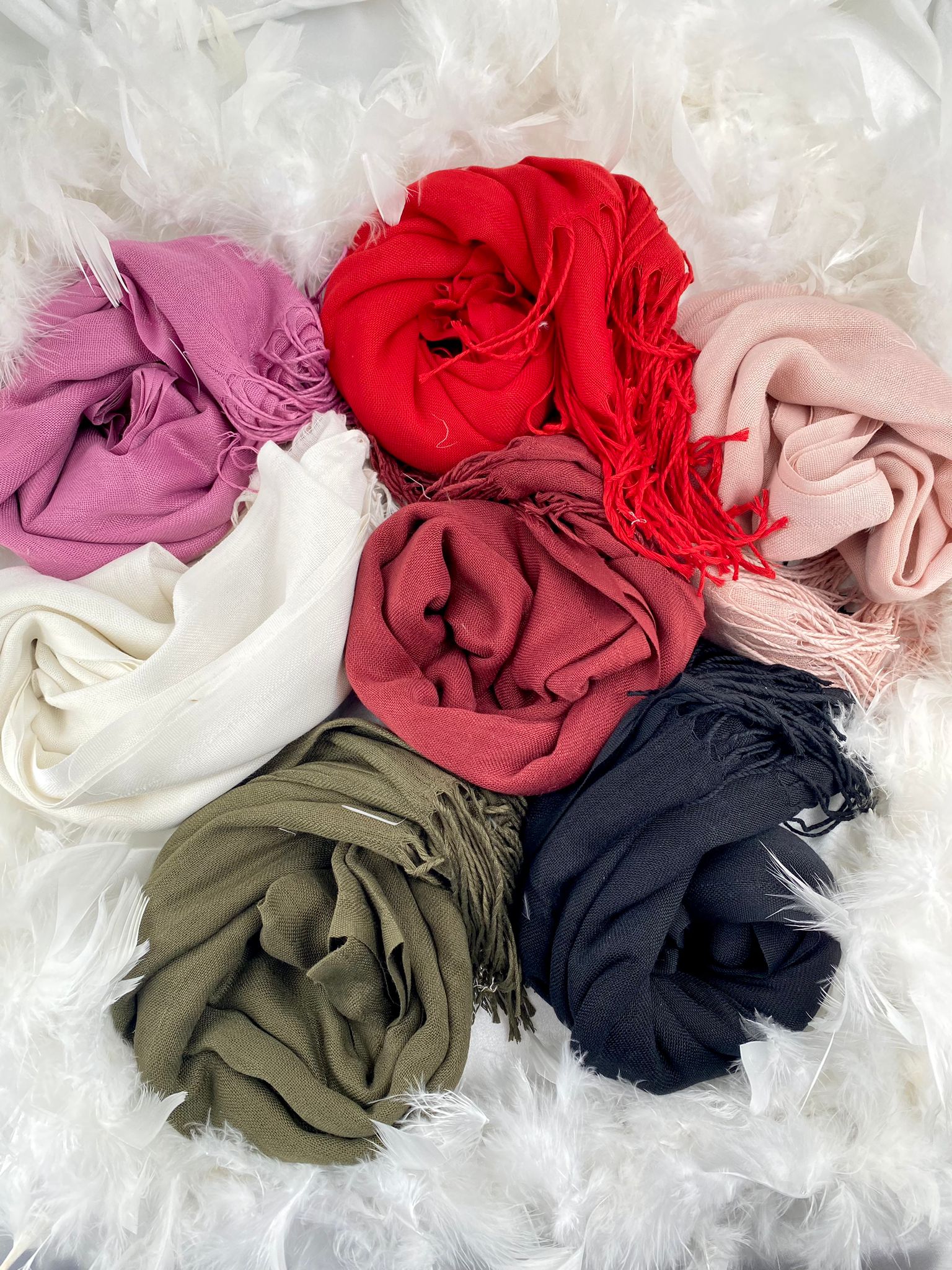 Personalized Wedding Pashmina Shawls (20 pcs)