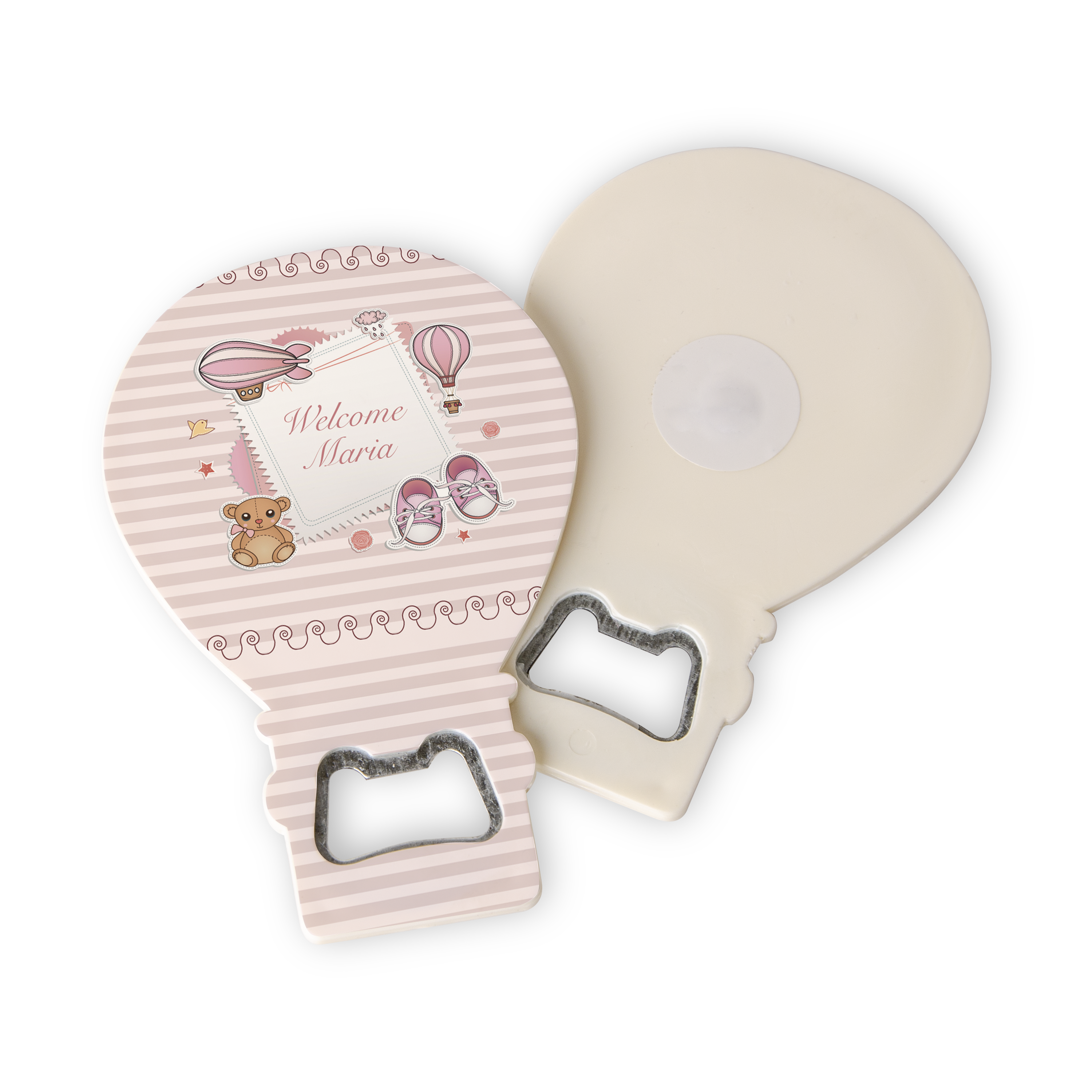 Baby Girl Balloon Magnet & Bottle Opener ( 20 pcs )