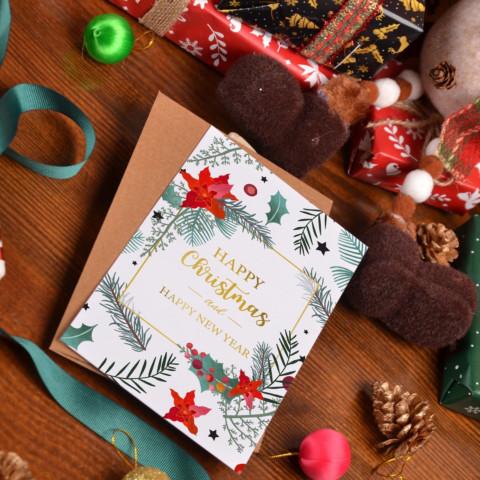 Buoni regalo di Natale | Cartoline d'auguri con messaggio di buon Natale