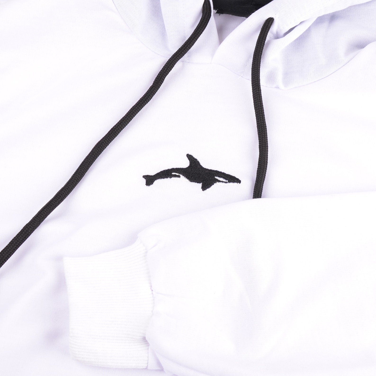 Felpa con cappuccio unisex dal design Orca