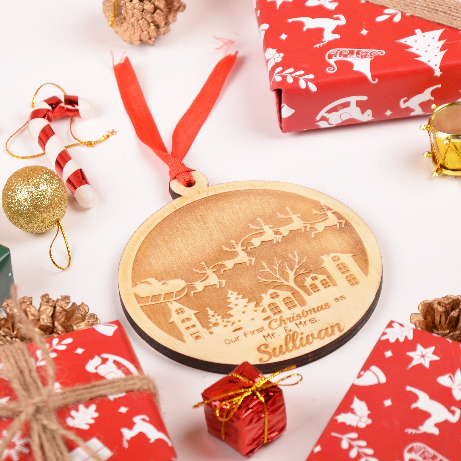 Personalized Our First Christmas Ornament