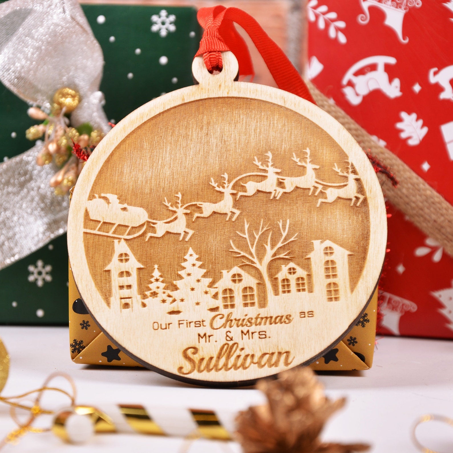 Personalized Our First Christmas Ornament