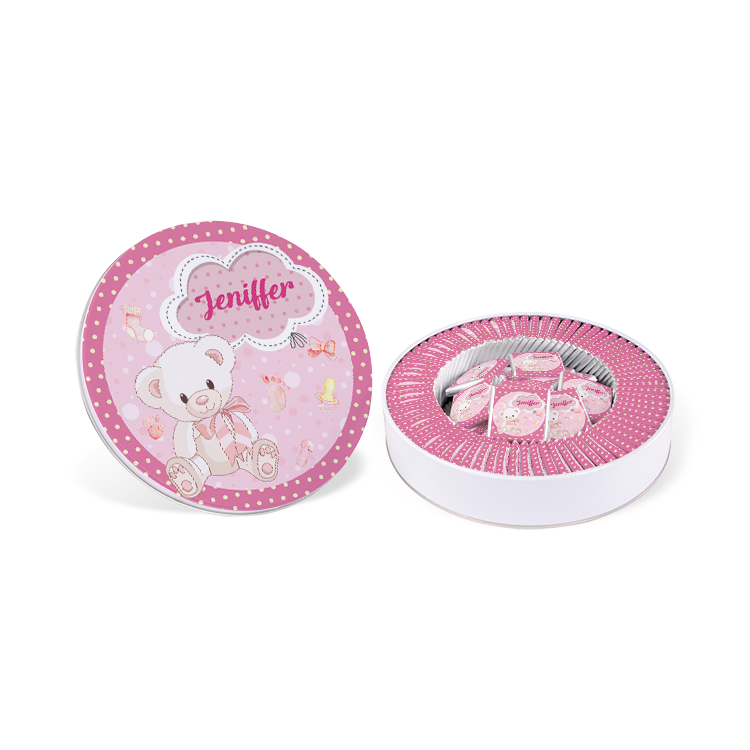 Girl Baby Chocolate - (Metal Box, 100 Chocolates)