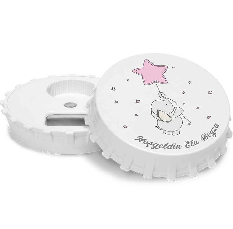 Baby Girl Round Magnet & Bottle Opener ( 20 pcs )