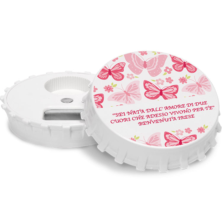 Baby Girl Round Magnet & Bottle Opener ( 20 pcs )