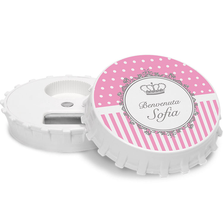Baby Girl Round Magnet & Bottle Opener ( 20 pcs )