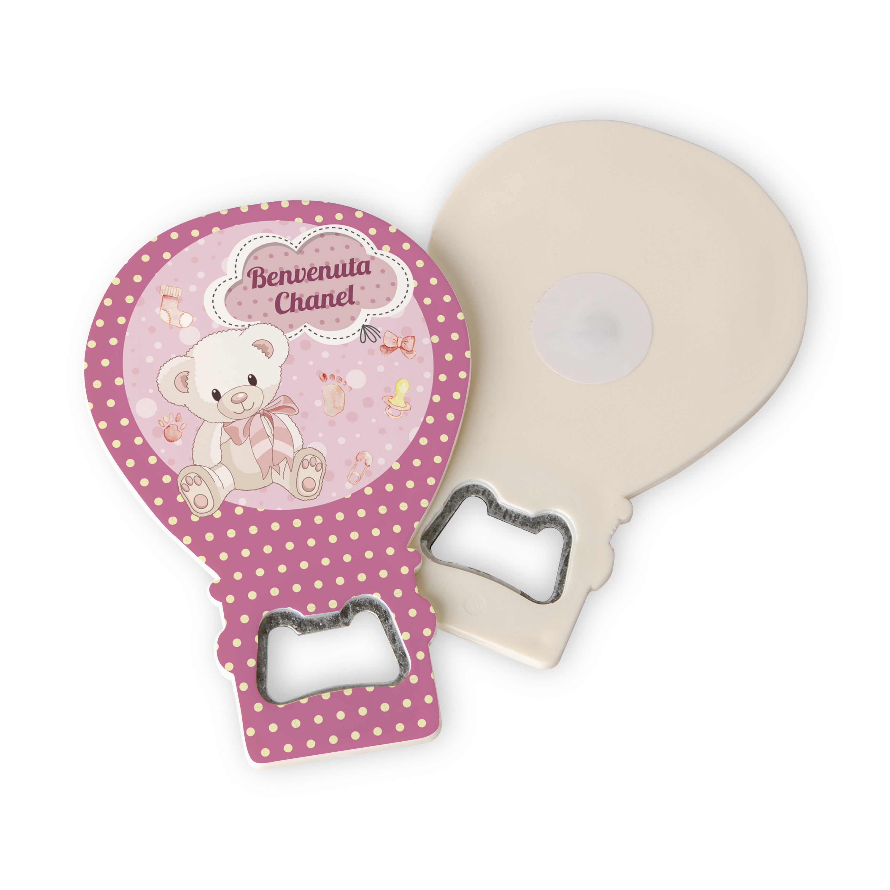 Baby Girl Balloon Magnet & Bottle Opener ( 20 pcs )