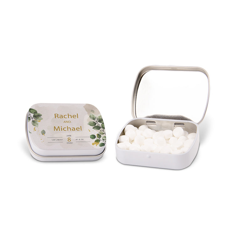 Personalized Wedding Mint Box