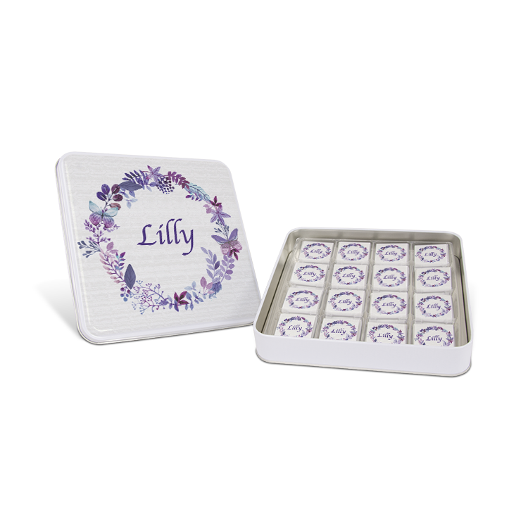 Girl Baby Chocolate -  (Metal Box, 48 Chocolates)