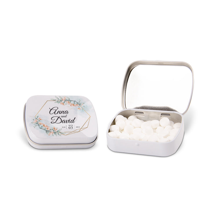 Personalized Wedding Mint Box