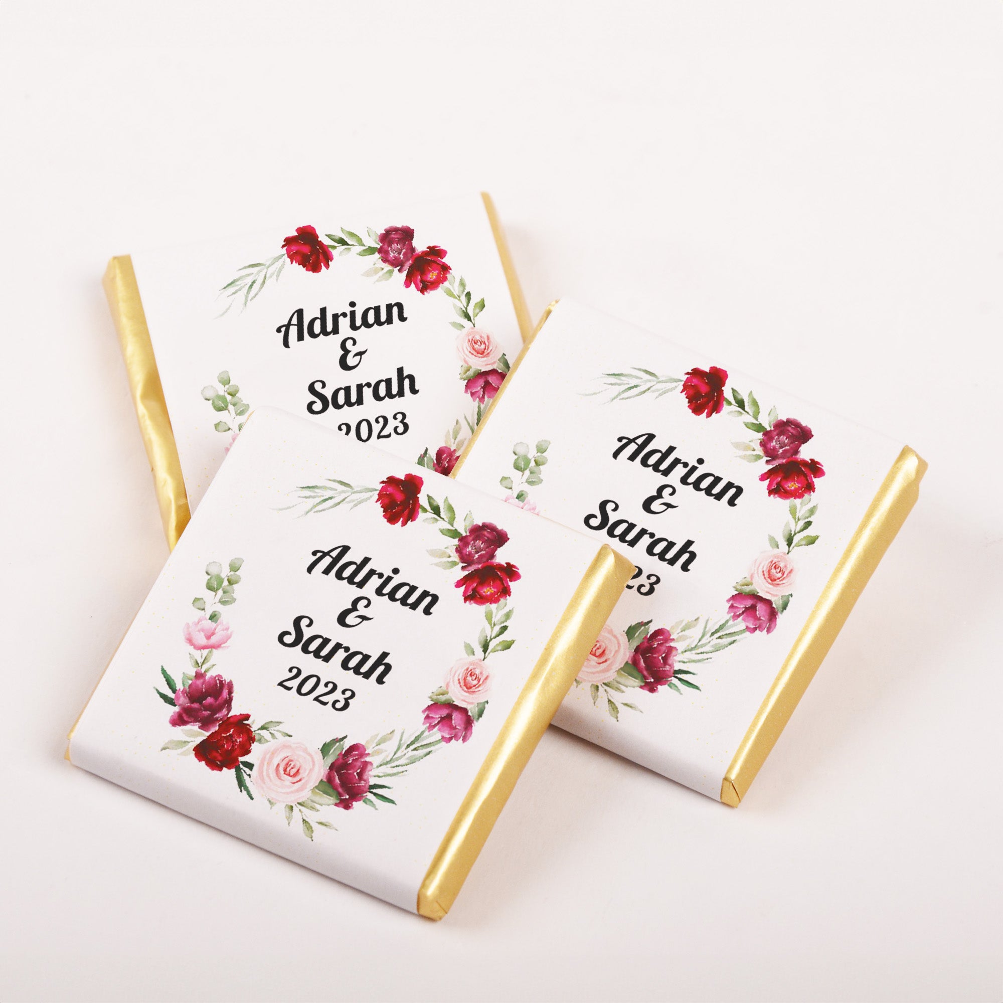 Personalized Wedding Chocolate