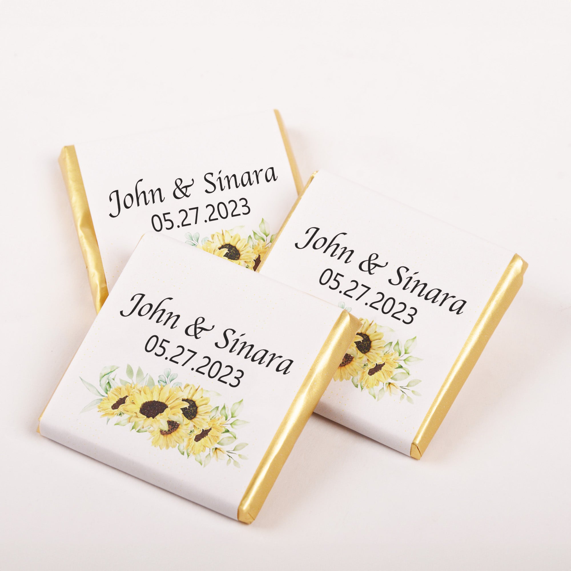 Personalized Wedding Chocolate