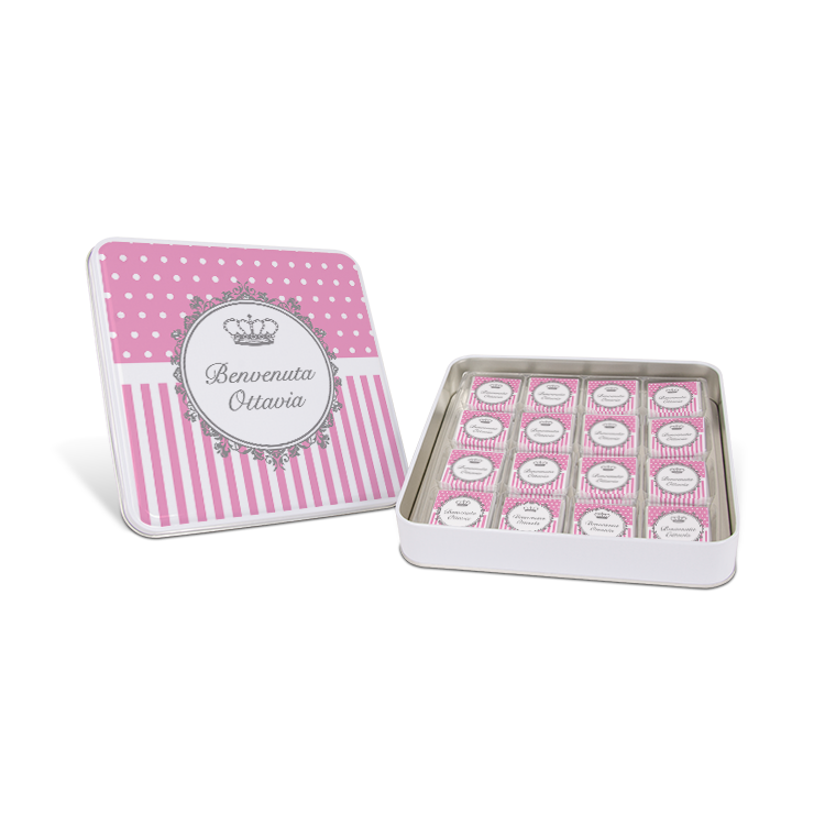 Girl Baby Chocolate -  (Metal Box, 48 Chocolates)