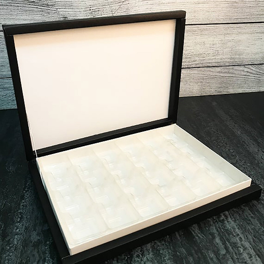 750 gr Cardboard Chocolate Boxes | 6x4 Seperator