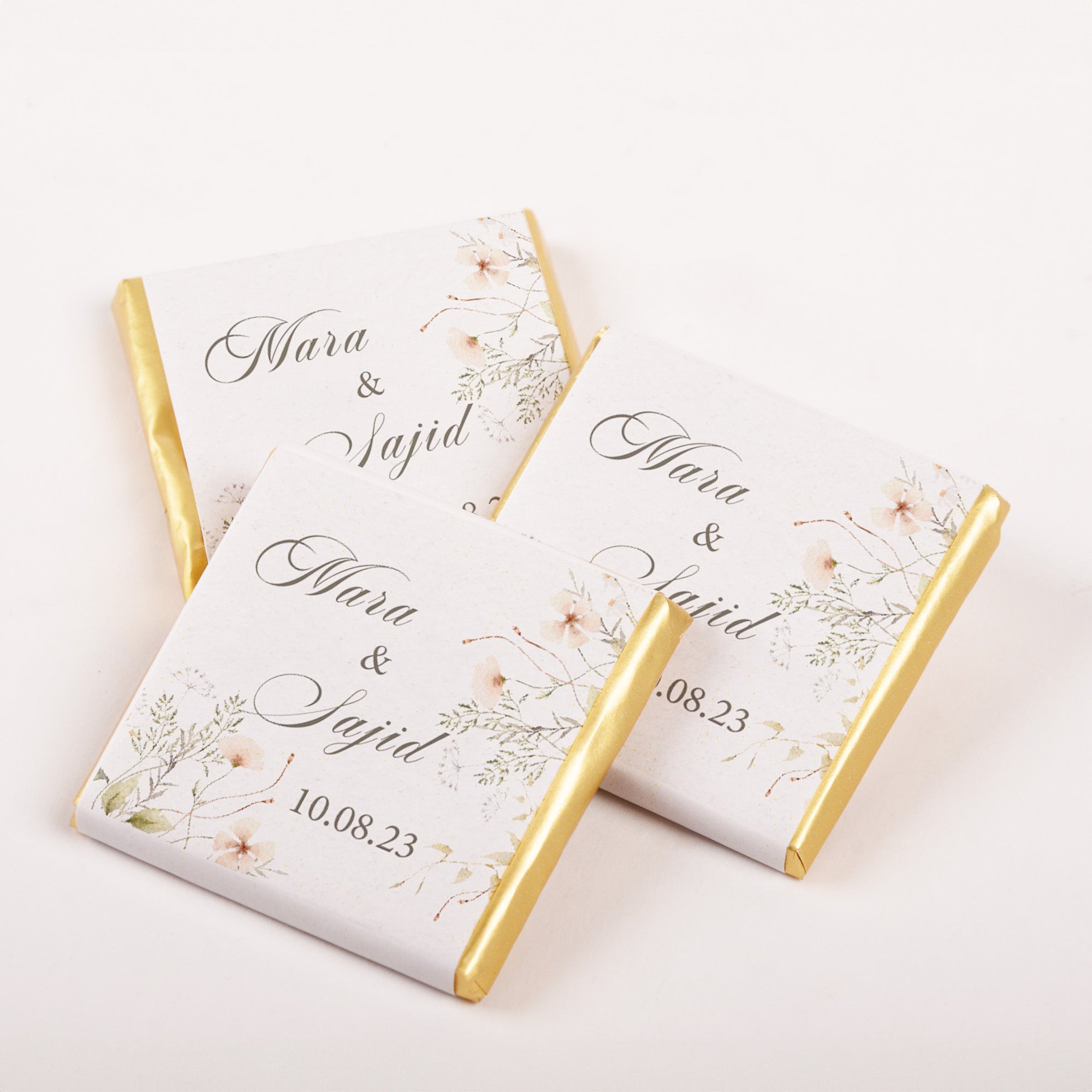 Personalized Wedding Chocolate